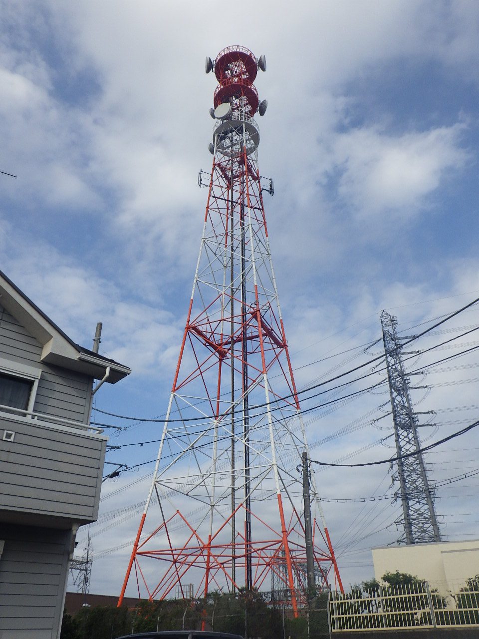 南多摩変電所無線鉄塔塗装修理工事